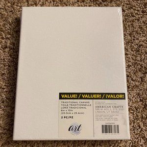 Blank White Canvases